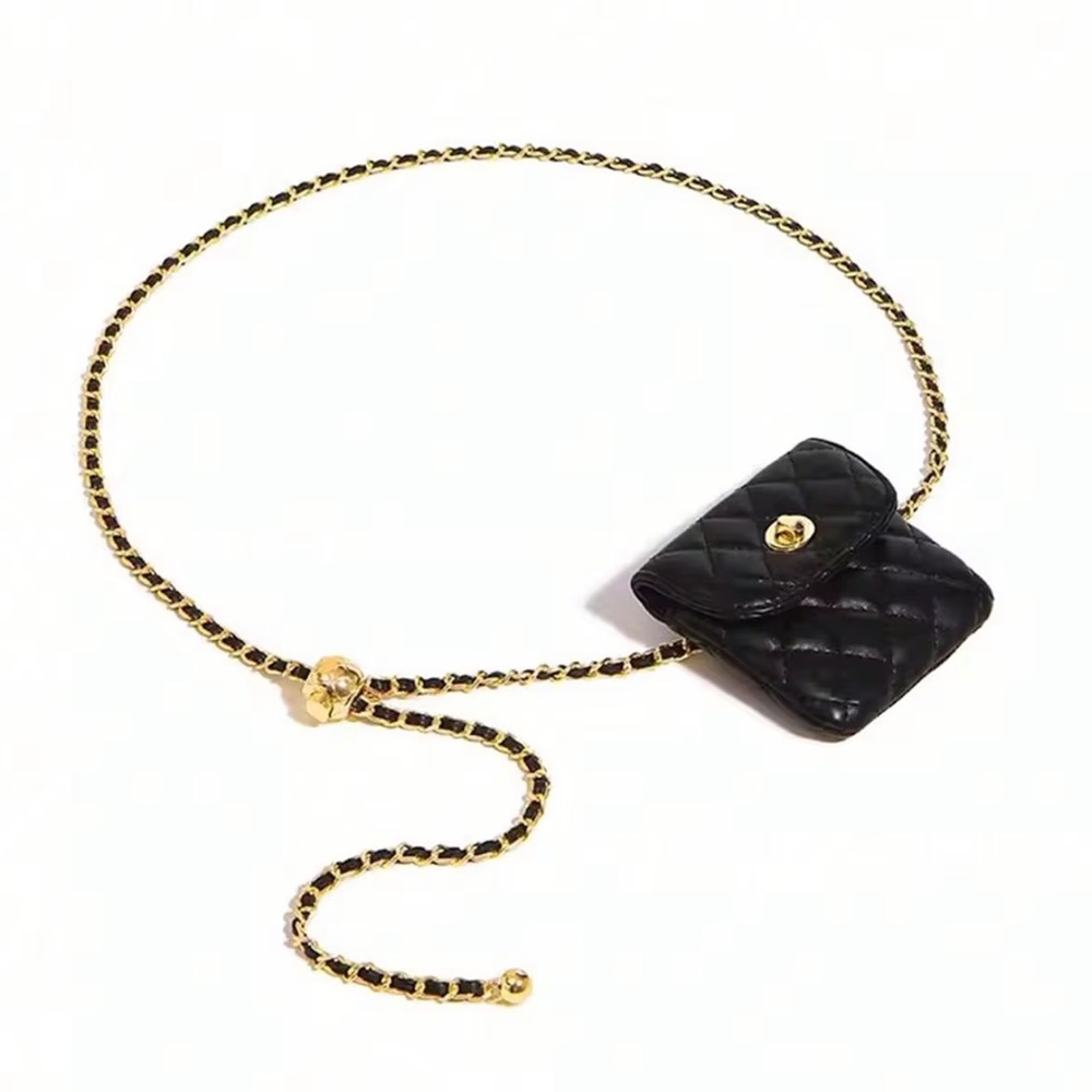 French Style Mini Lightweight Crossbody 

Quilted Belt Bag - Picture 6 of 7